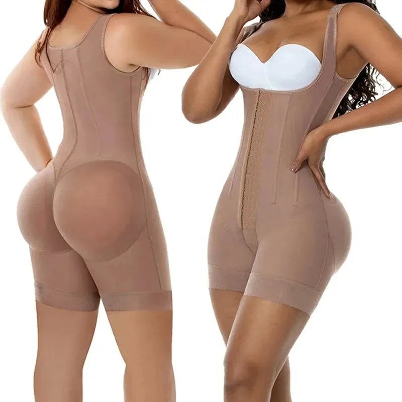 High Compression Body Shapewear Women Fajas Colombianas Corrective Girdle Tummy Control Post Liposuction BBL Slimming Waist Belt
